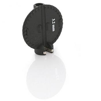 XLC Speichennippel Schlüssel Llave para radios, Unisex Adulto, Negro, 5x5x3cm