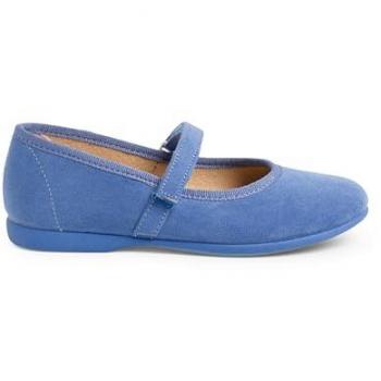 Merceditas de Niña Serratex con Cinta Adhesiva Talla 21 Color Azul Oscuro