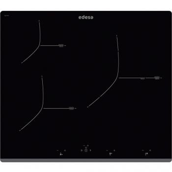 Edesa Placa de Inducción EIT-6329 B con 3 Zonas y Función Booster