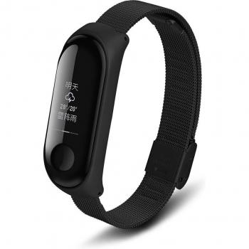Correa de metal magnética de acero inoxidable para Xiaomi Mi Band 3