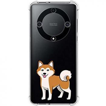 Funda Antigolpes de Silicona para Honor Magic 5 Lite 5G con Diseño de Perros 02