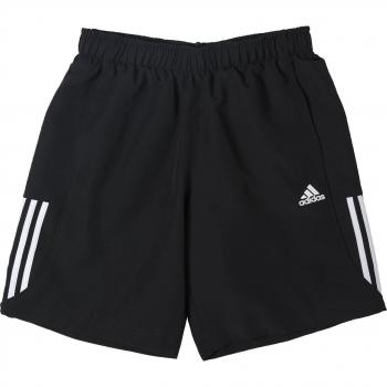 adidas Ess Mid Chelsea - Pantalón corto unisex, color negro / blanco, talla M