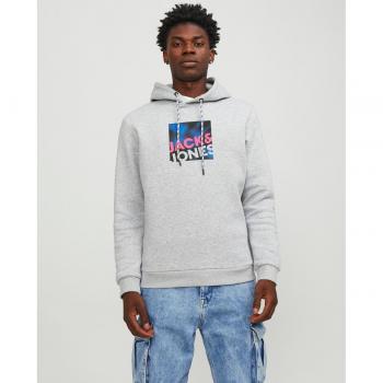 Sudadera con Capucha Jack&Jones para hombre en color gris