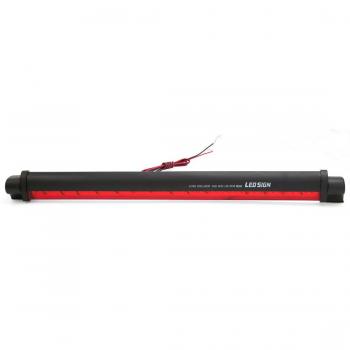 sourcing map Rojo 48 Ledes Diodos Tercera Luz de Coche Freno Trasera 37,5cm Barra