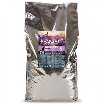 ARQUIVET Pienso esterilizado de Pavo 10 Kg para Gatos - Pienso Natural con Carne Fresca de Pavo para Gatos esterilizados Adultos - Alimento Completo para felinos - Sin transgénicos