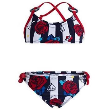 Tuc Tuc Bikini Rayas NIÑA Tattoo, Azul