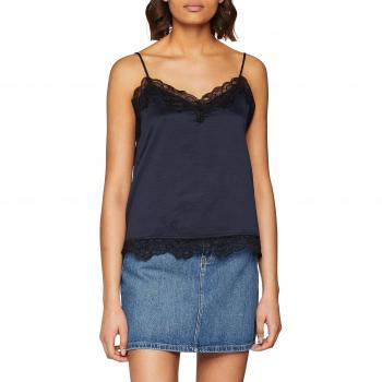 ONLY NOS NOS Onlhappy Singlet Noos Wvn, Camiseta sin Mangas para Mujer, Azul