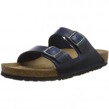 Birkenstock Arizona Soft Footbed Men's Sliders - Navy Blue - Size 46 EU (Size 13 US)
