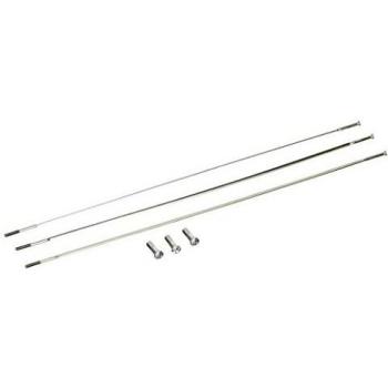 Zipp - Repuesto Radios (Rectos)+Cabecillas -Sapim Cx-Ray Plateado 292Mm, Pack de 3