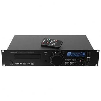Omnitronic 10602411 Single-Cd/Mp3-Player con inserción-función para DJ