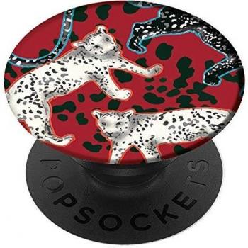 Soporte y Agarre Universal Expandible Richmond & Finch PopGrip Samba Rojo, Compatible con Todos los Dispositivos