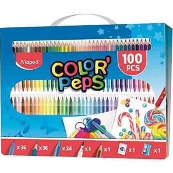 KIT dibujo 100 piezas , color/modelo surtido