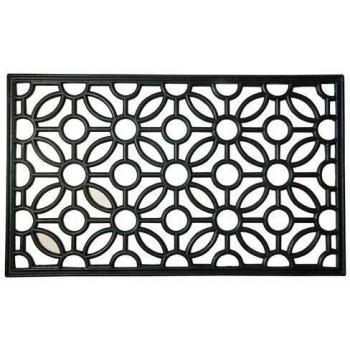 MAURER 5291100 Felpudo Goma Simil Forja 45x75 cm.
