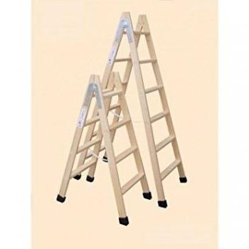 Escaleras Climent Cb - Escalera Madera Doble 4-P Con Taco D4T