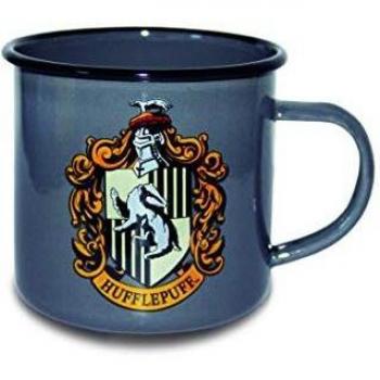 Logoshirt - Harry Potter - Hufflepuff - Logo - Taza esmaltada - Diseño Original con Licencia