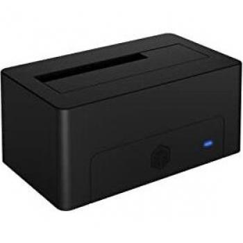 ICY BOX IB-1121-U3 USB 3.2 Gen 1 (3.1 Gen 1) Type-A Negro, Estación de acoplamiento