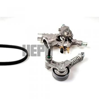 HEPU PK03341 Bomba de agua + kit correa poli V con sensor temperatura motor OPEL Corsa D Hatchback, Meriva A