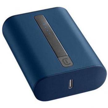 Powerbank Thunder 10000 mAh, USB Tipo-C, Extra Compacto, Azul