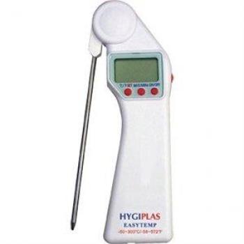 Termómetro de sonda plegable Easytemp blanco - Rango de -50°C a +300°C - Hygiplas