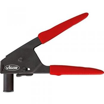 Alicate para remaches de plástico VIGOR V4196 - 220 mm, Número de herramientas: 41