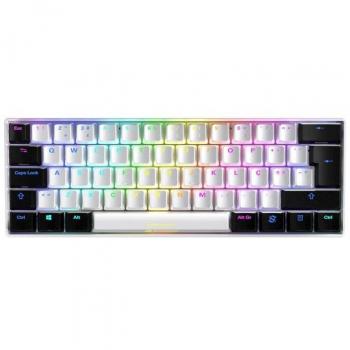 Sharkoon Skiller SGK50 S4 Teclado Mecánico Gaming RGB Inalámbrico Kailh Red Switch Layout PT Blanco