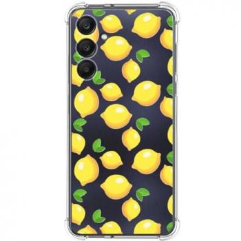 Funda de Silicona Antigolpes para Samsung Galaxy A25 5G con Diseño de Limones
