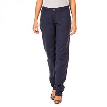 Gaastra Pantalón Largo para Mujer 31696000, Color Azul Marino, Corte Recto, Talla 31