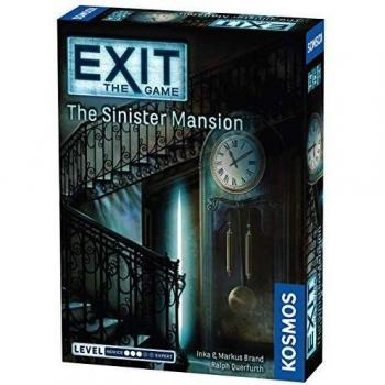 Thames & Kosmos | 694036 | EXiT: The Sinister Mansion | Level: Advanced | Unique Escape Room Game | 1-4 Players | Ages 12+