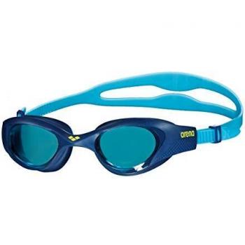 Arena The One Junior Swimming Goggles - Blue, Anti-Fog, UV Protection, Adjustable Nose Bridge