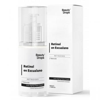 Beauty Drops - Crema Facial Antiedad Retinol en Escualano