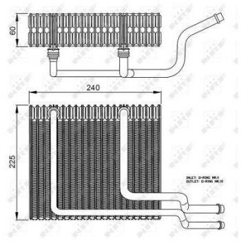Evaporador de aire acondicionado EASY FIT NRF 36151