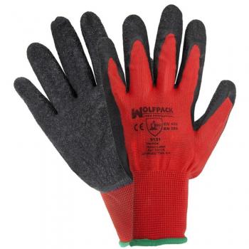 Guantes Latex Nylon Gripflex Con Colgador Talla 8 Par