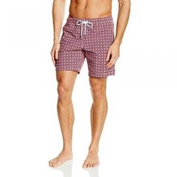 ROBERTO VERINO Geometrico, Bañador para Hombre, 65 Rojo, M