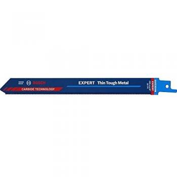 Bosch Professional 1 x Hojas de sierra sable Expert Thin Tough Metal S 1022 EHM, para Láminas de acero inoxidable, Longitud 200 mm, Accesorios Sierra sable