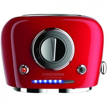 Viceversa 2135035 Tix Pop Up-Tostadora, color rojo