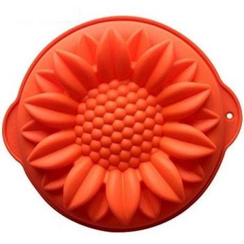 Jspoir Melodiz Molde de silicona para repostería,Torta Fondant, Chocolate y Jabón - Forma de Girasol