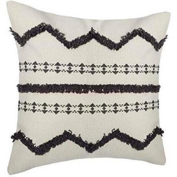 Funda de cojín tufted 40 x 40 cm - Color gris Atmosphera