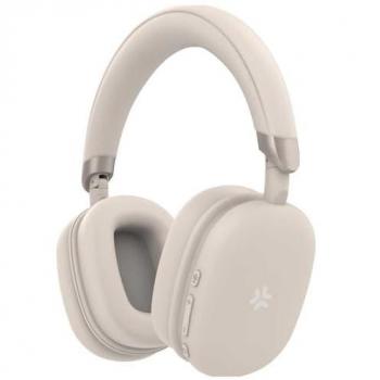 Auriculares Inalámbricos Celly SOUNDBEATWH con Micrófono, Plegables, Reducción de Ruido ANC/ENC, Música y Llamadas, Carga USB-C, Color Blanco