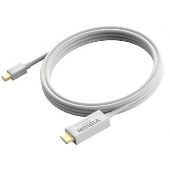 VISION Cable MDP a HDMI blanco de 2 m.