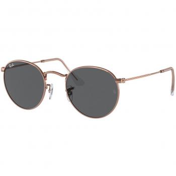 Ray-Ban RB3447 Round Metal Asian Fit 9202B1 Men's Sunglasses Gold Size 53