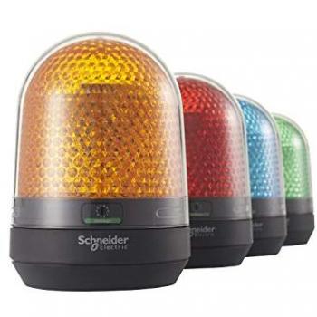 Faro LED Rojo con Buzzer Schneider Electric, 110-230Vac, Intermitente y Giratorio