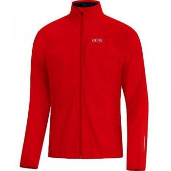 Gore Running Wear GORE Wear, Hombre, Chaqueta impermeable para correr, GORE R3 GORE-TEX Active Jacket, Talla: XL, Color Rojo, 100057