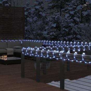Tira de luces LED blanco frío PVC 50 m con 1200 LEDs