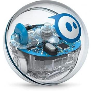 Sphero- SPRK+ Esfera robótica y Robot controlado por una aplicación Aprendizaje y programación en Stem para niños Matriz de LED programable, conexión Mediante Bluetooth, Color transparente