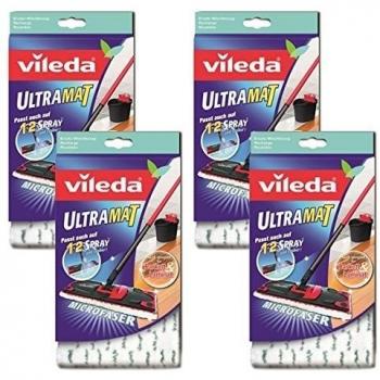 4 x Vileda Ultramat funda de repuesto para Abena Limpia y suelos