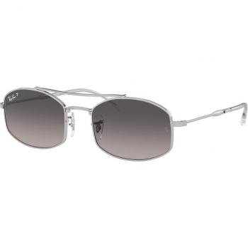 Ray-Ban RB3719 Col. 003/M3 Unisex Geometric Silver Polarized Sunglasses Size 51