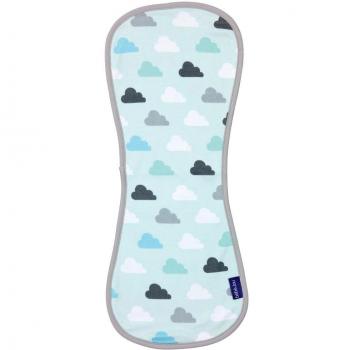 Bébé-Jou Clouds & Stars - Muselina de lactancia, 100% algodón, color verde menta