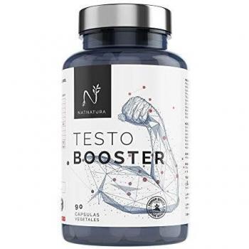 Testosterona. Aumento rendimiento masculino y vigorizante. Potenciador de testosterona natural. 90 cápsulas vegetales. Vegano y sin gluten.