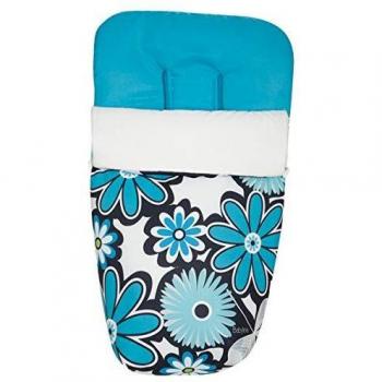 Babyline Flores - Saco de silla, unisex, color turquesa