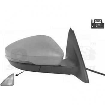 Espejo retrovisor VAN WEZEL 7624818, tipo de producto: espejo retrovisor, características: diseño específico para vehículos, incluye soporte de montaje, acabado en color negro, cristal convexo para mayor visibilidad, fácil instalación